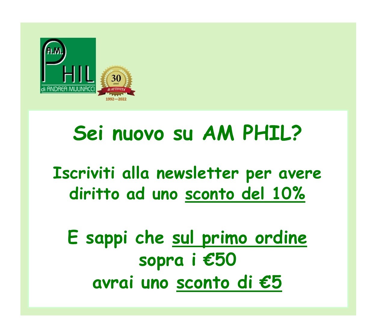 Sei nuovo su AM PHIL?