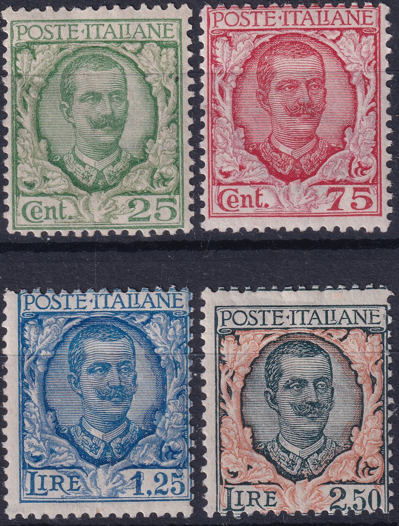 Italy Stamps 1926 Type Floreale italy-stamps-1926-type-floreale