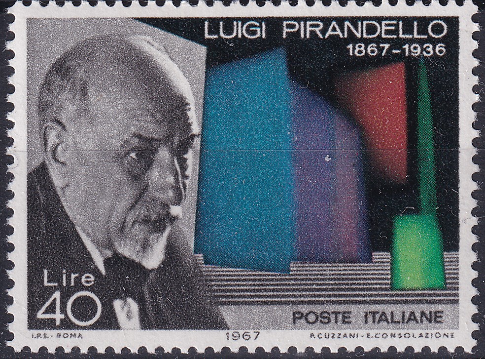 Francobolli Italia 1967 - Centenario della nascita di Luigi Pirandello