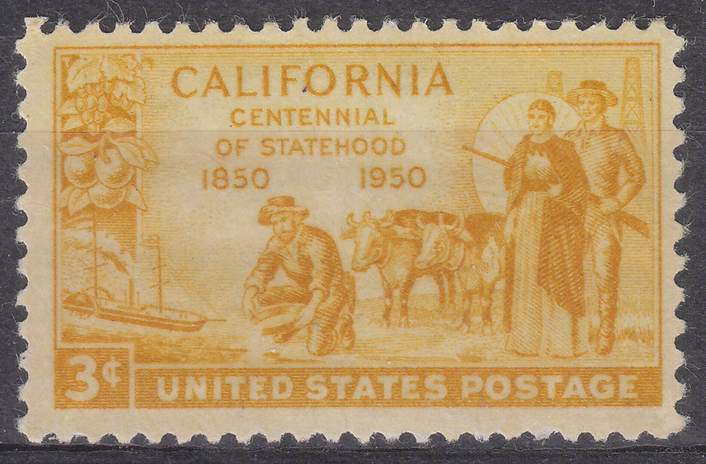 USA 1950 Centennial of the Admission of the State of California to