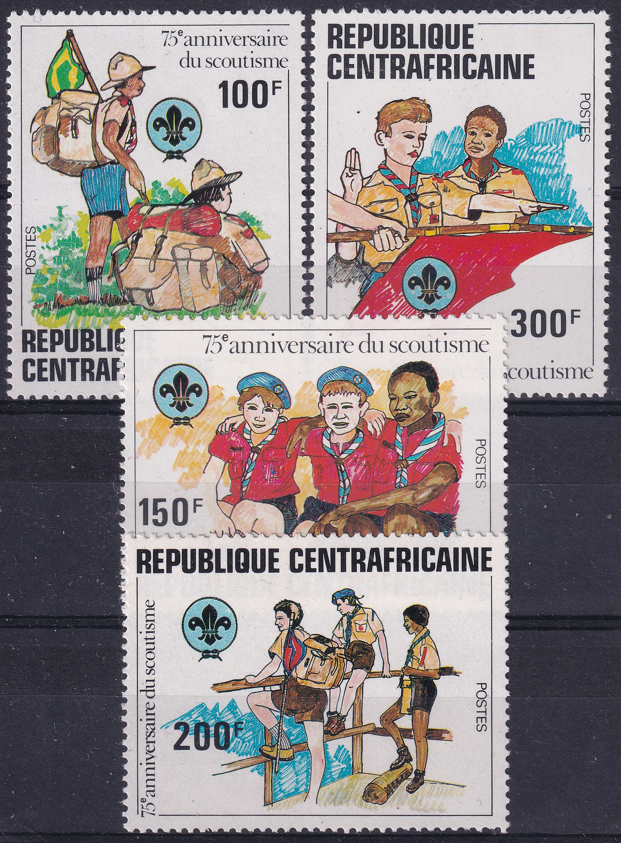Prophila Collection 100 Francobolli Diversi Scouts - Per Collezionisti, Originali, Mai Affrancati, Ideali Per Iniziare Una Collezione