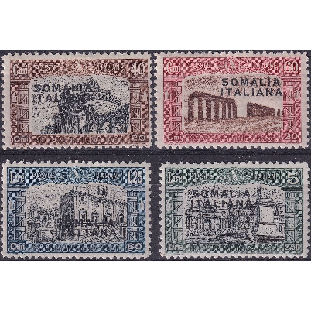 Francobolli Somalia Italiana 1927 MILIZIA I