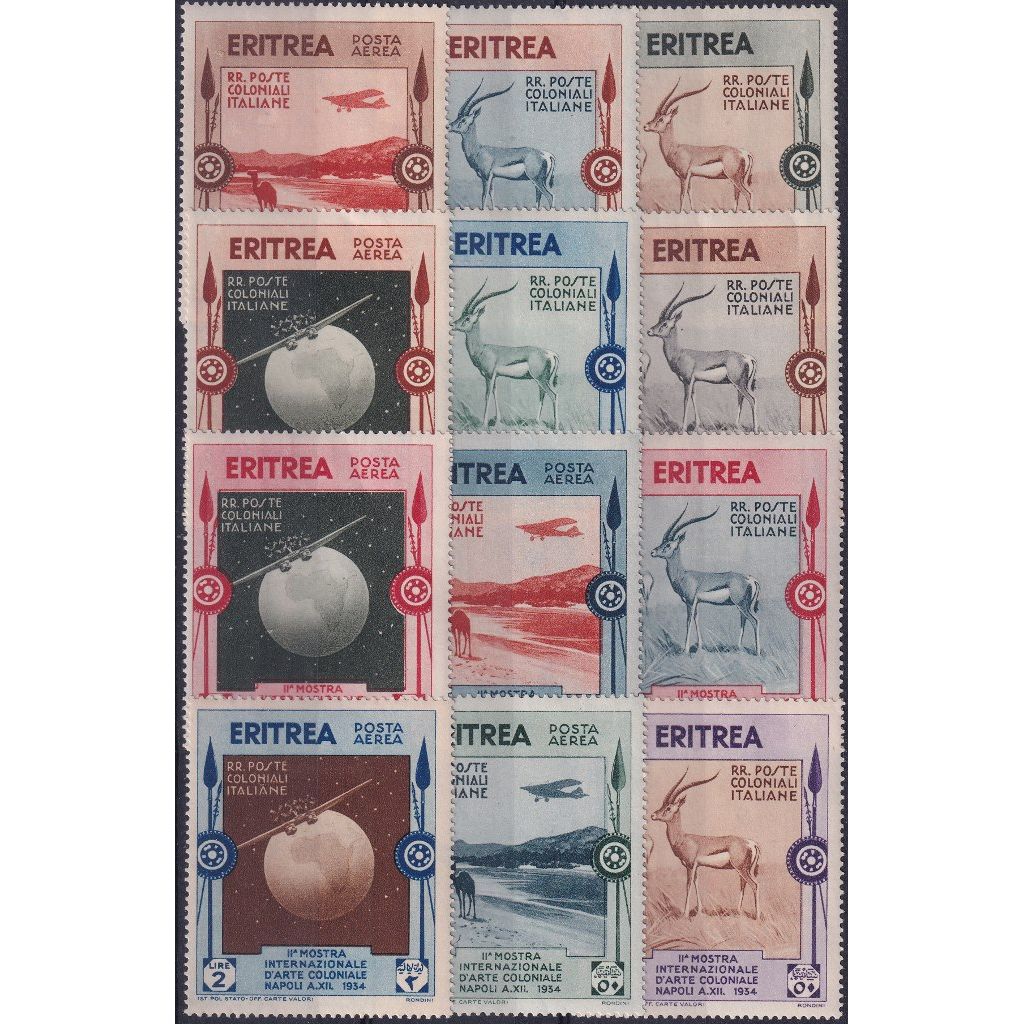 Feuille De Timbres Colonie Italiane Eritrea 2 Cent 1930 – Neuf **, Cote 1750€